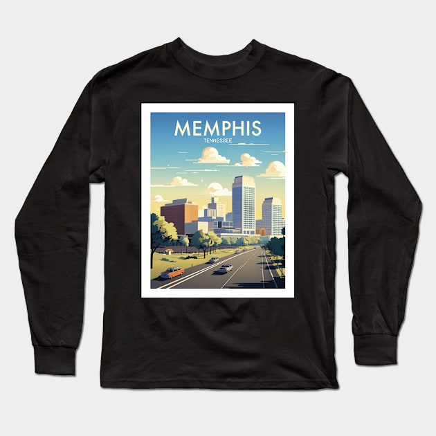 MEMPHIS Long Sleeve T-Shirt by MarkedArtPrints